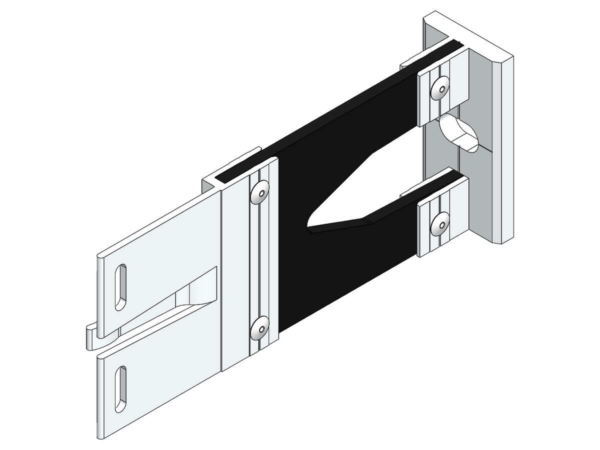 Fassaden Montagezubehör Ecolite® Thermo H-Konsole k-FP-120-1LL-o