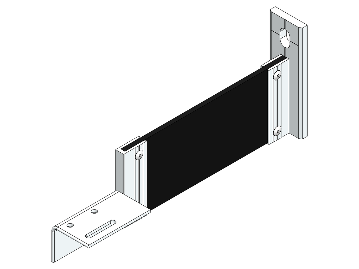Fassaden Montagezubehör Ecolite® Thermo H-Konsole Au-80-1LL-o