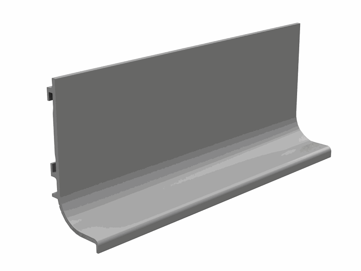 Griffmulde L-Form Horios alu natureloxiert Axossa® Griffmulden-System