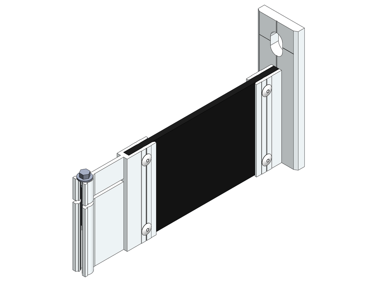 Fassaden Montagezubehör Ecolite® Thermo H-Konsole k-80-1LL-o