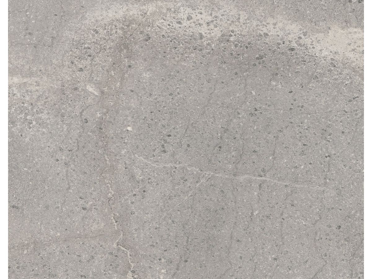 Spanplatte beschichtet Eurodekor F243 Candela Marmor hellgrau ST76 Mineral Rough Matt Egger P2 E1E05 Aufbau Einblatt