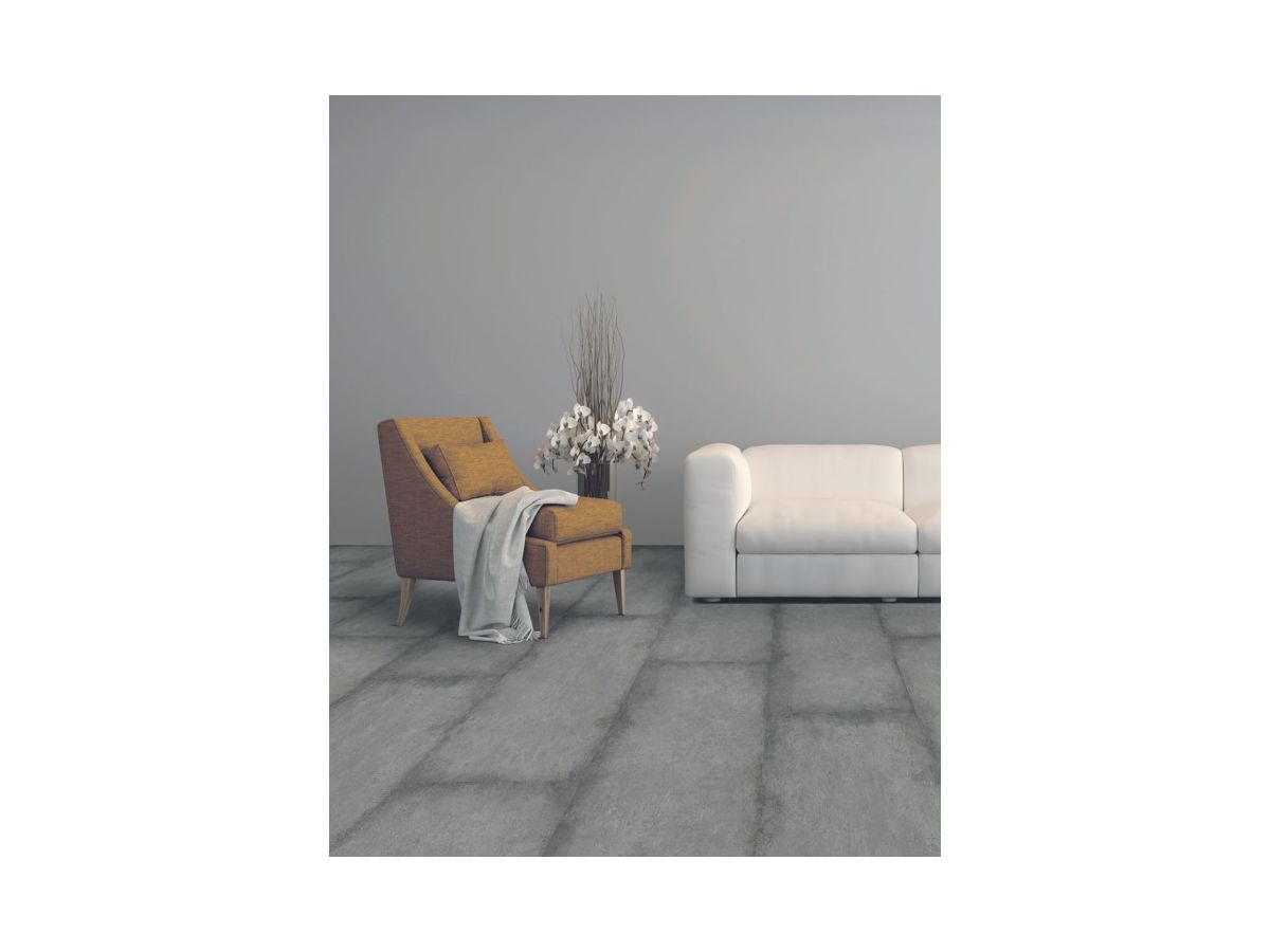 Design Mineralboden Mikolan Klick Cement Garland dark HotCoating
