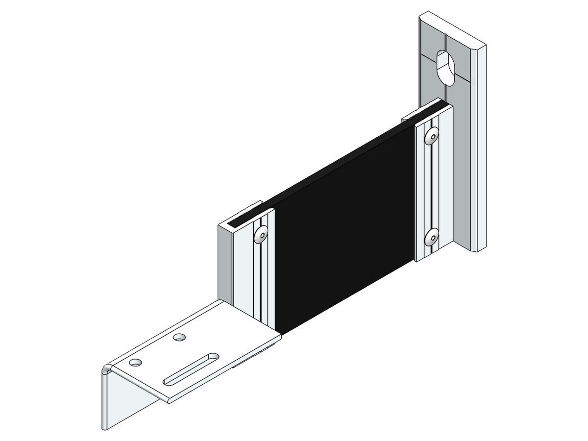 Fassaden Montagezubehör Ecolite® Thermo H-Konsole Au-80-1LL-o