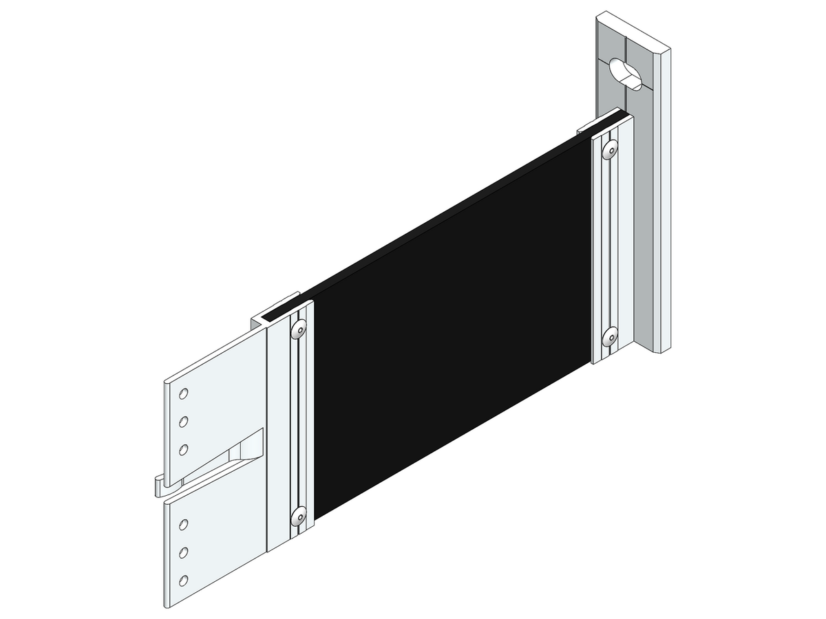 Fassaden Montagezubehör Ecolite® Thermo H-Konsole k-FP-120-1LL-o