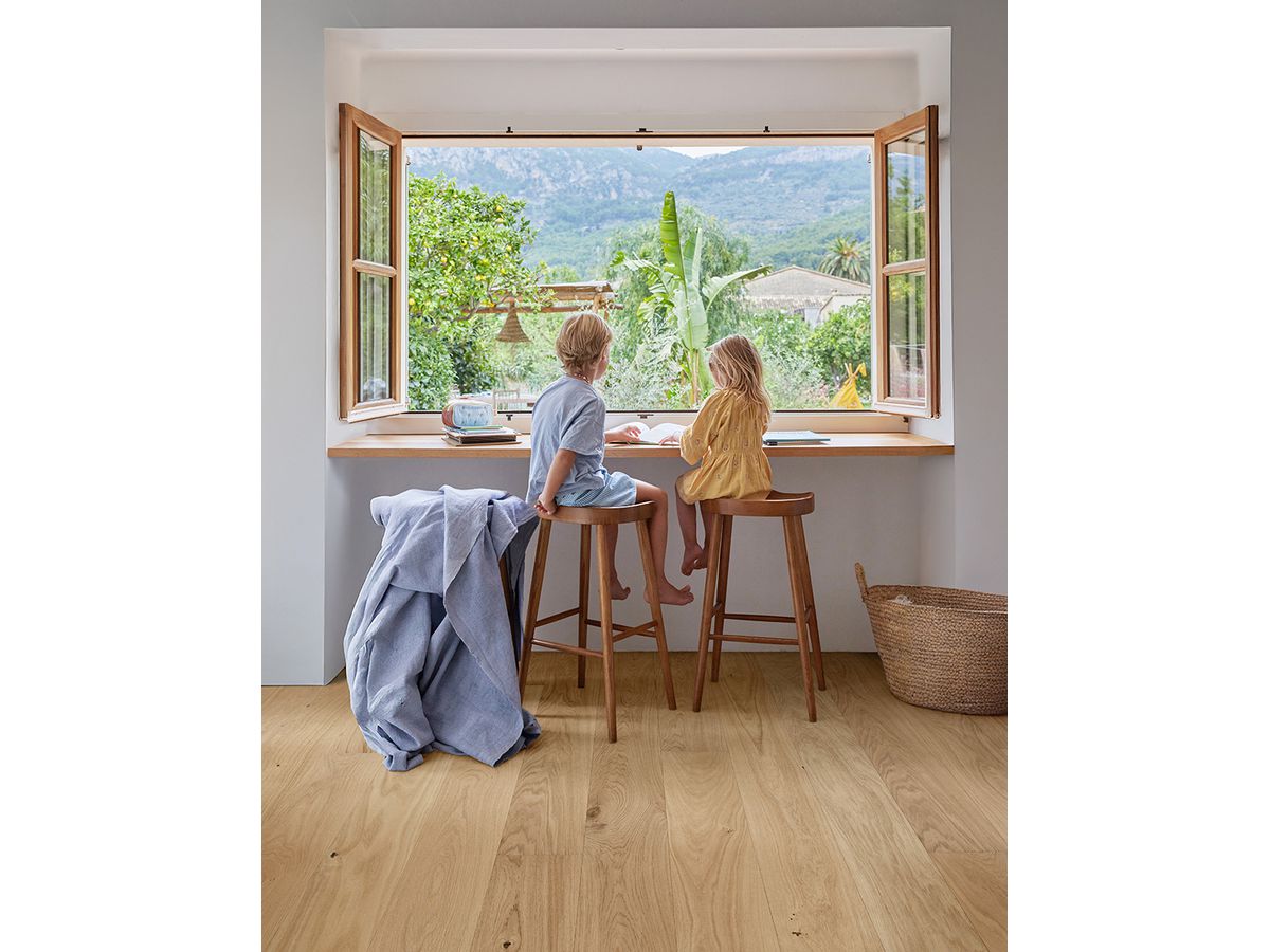 Kährs Essenza Collection Eiche 108.3 cremeweiss country gebürstet Microfase Mattlack