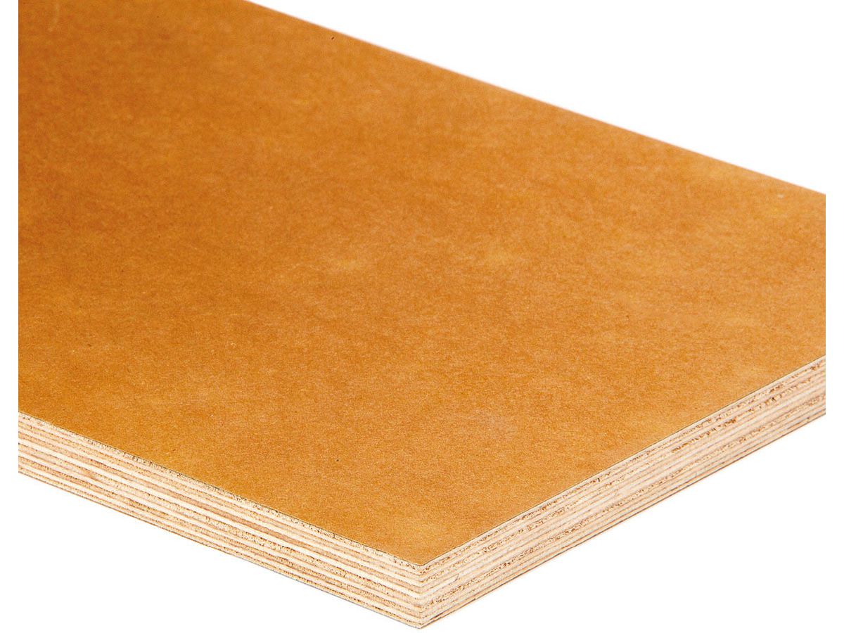 Sperrholzplatte Sperrapaint Birke SP/SP roh 11-lagig mit Kraftpapier Verleimung EN 636-3