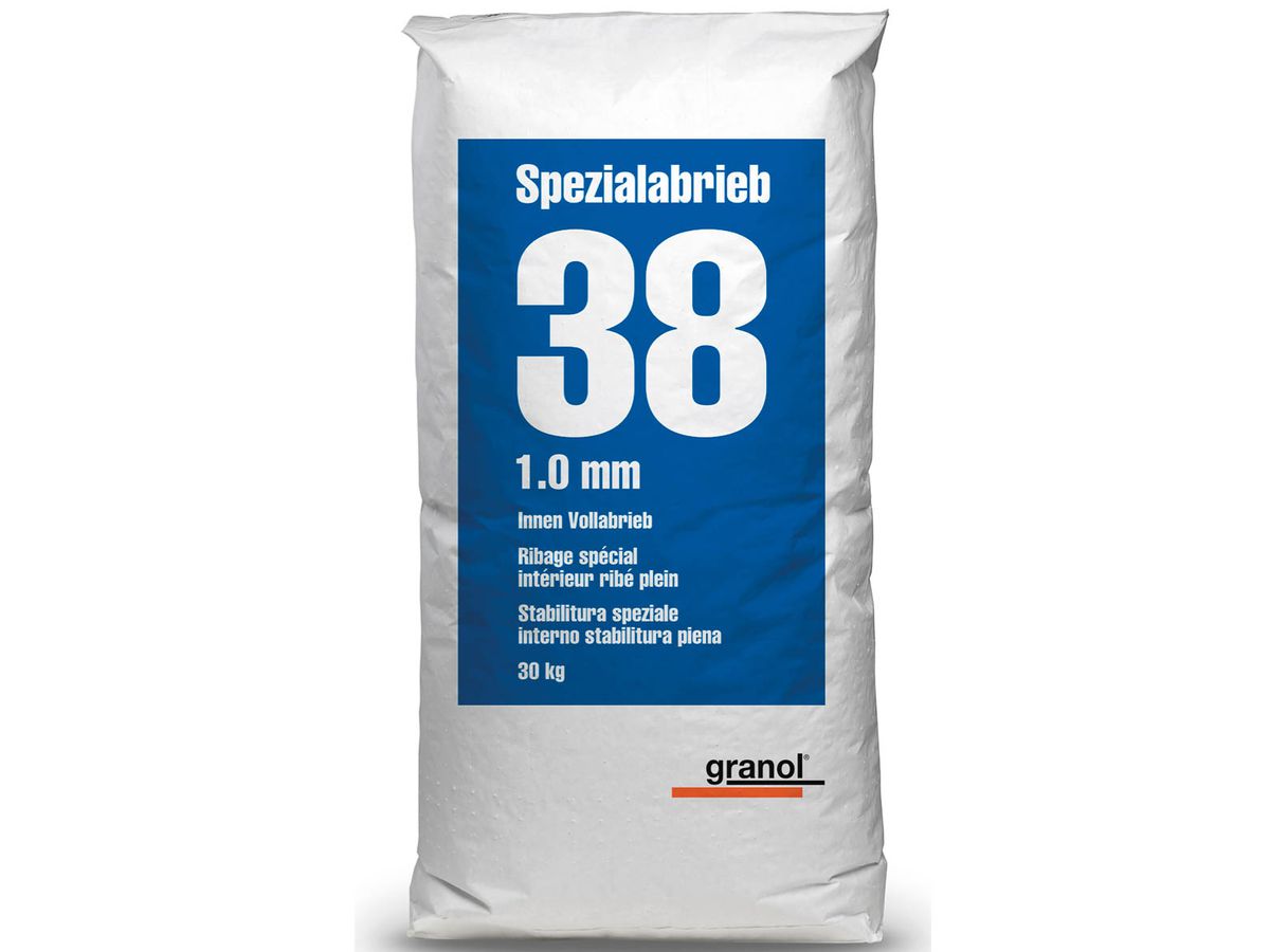 Spezialabrieb 38 innen Vollabrieb 1 mm Korn, Granol Art. 421100