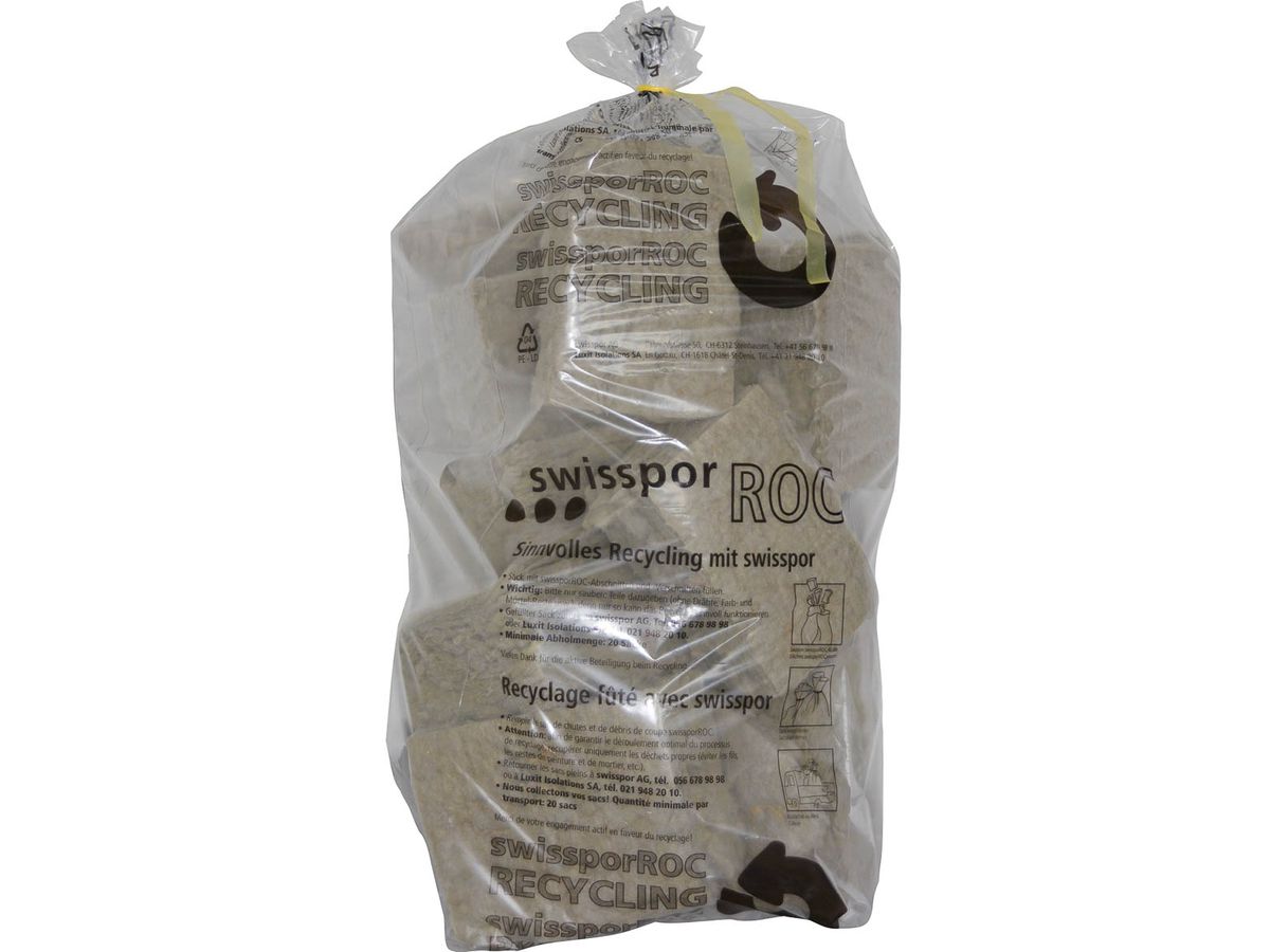 Recyclingsack für Steinwolle "Roc" (Swisspor)