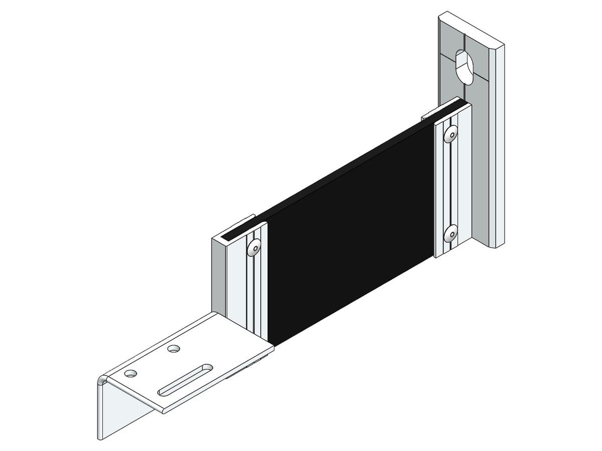 Fassaden Montagezubehör Ecolite® Thermo H-Konsole Au-80-1LL-o