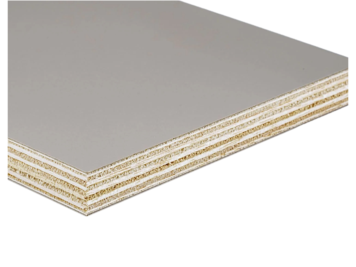 Leichtbauplatte epicPLY belegt 2-seitig HPL 3240 grau extrem matt