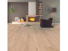 Design Korkboden Corelan Klebefliese Eiche Iceland Strukturiert glatte Kante HotCoating Lack