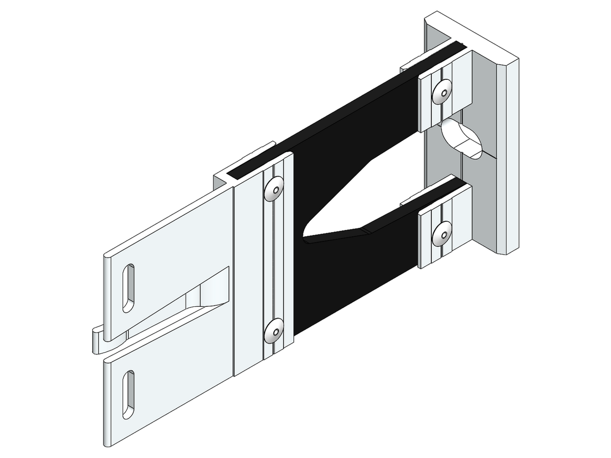 Fassaden Montagezubehör Ecolite® Thermo H-Konsole k-FP-120-1LL-o