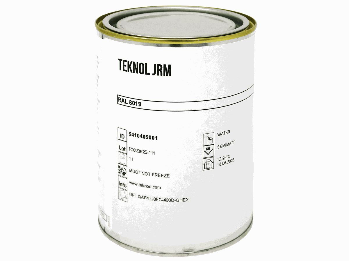 Kantenschutzlack Teknol JRM RAL 8019 graubraun Dose à 0.9l