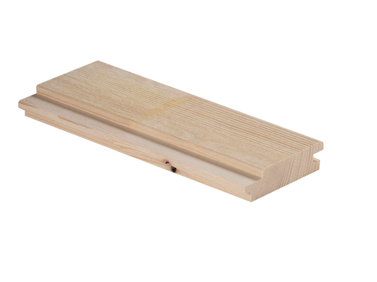Fassade Schalung QUALIWOOD Tanne A+R rift/halbrift keilgezinkt Profil 11