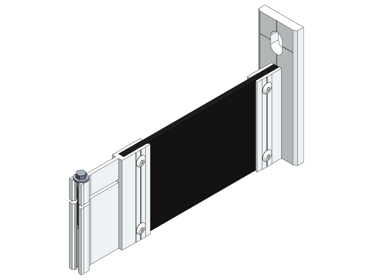 Fassaden Montagezubehör Ecolite® Thermo H-Konsole k-80-1LL-o