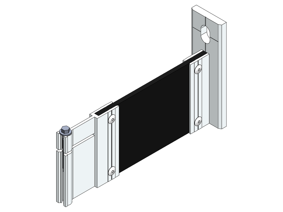 Fassaden Montagezubehör Ecolite® Thermo H-Konsole k-80-1LL-o