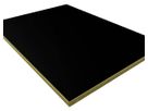 Fassadenplatte Rockpanel Colors Standard RAL 9005 Tiefschwarz Durable RF1