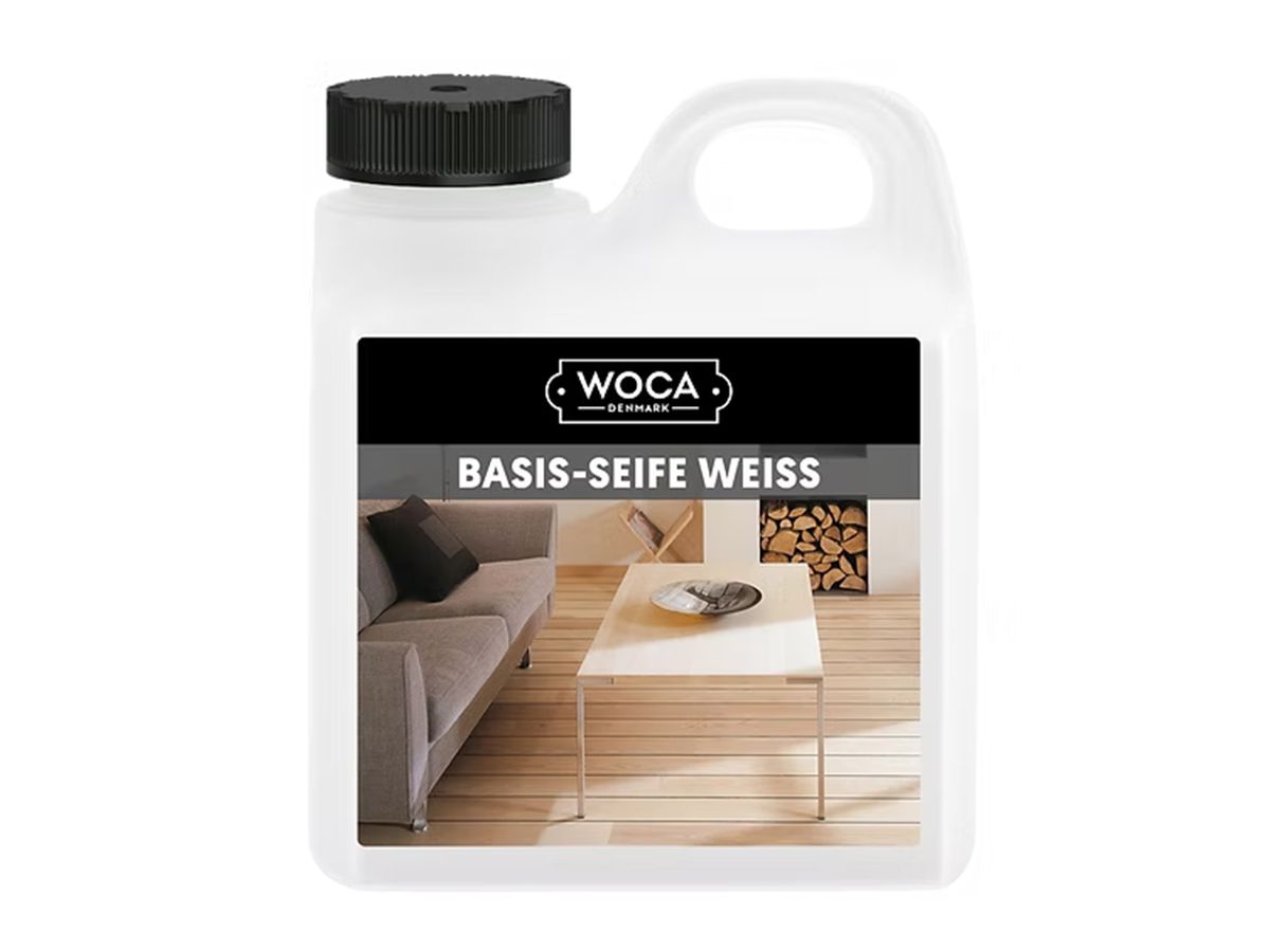Parkett Grundbehandlung Woca Basis Seife weiss Gebinde à 1l