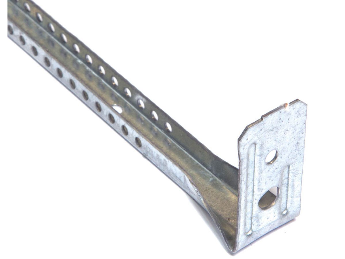 Nonius Hänger Oberteil Knauf Stärke 1.2mm Kopf 90 Grad gebogen Länge bis 45mm Tragfähigkeitsklasse 0.40kN Paket à 100Stk Art 3394