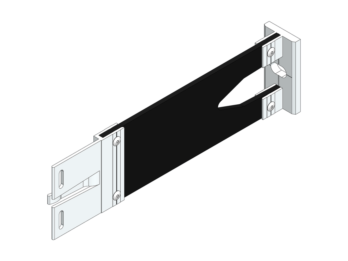 Fassaden Montagezubehör Ecolite® Thermo H-Konsole k-FP-120-1LL-o