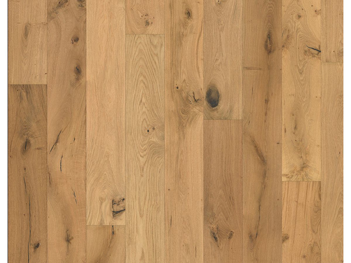 Parkett QUALIWOOD NORDIC Thor Eiche natur rustikal gebürstet Microfase Naturöl