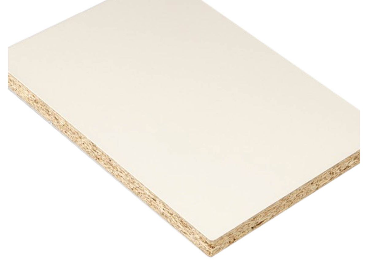 Spanplatte beschichtet Eurodekor W1000 Premiumweiss ST9 Smoothtouch Matt Egger P2 E1E05 Aufbau Einblatt