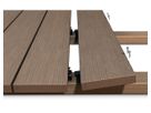 Terrassen Befestigung Clipper für Holz-UK Dielenbreite 120-150mm Dielenstärke 20-24mm inkl. Edelstahlschraube C1 Pk.à50Stk.
