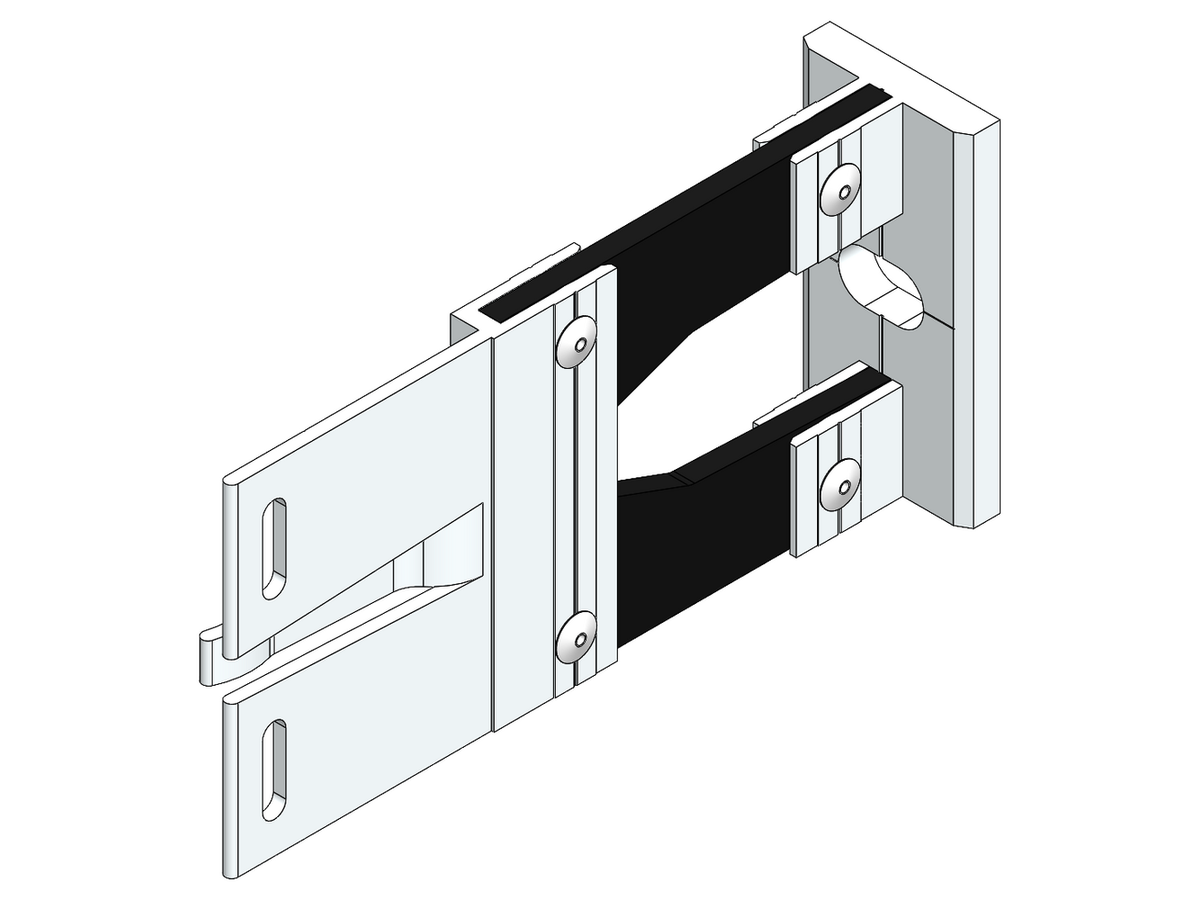 Fassaden Montagezubehör Ecolite® Thermo H-Konsole k-FP-120-1LL-o