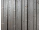 Fassade Schalung QUALIWOOD Fichte heimisch N1 Vario Kontrast Grau Sichtseite sägerauh Kanten gebrochen N+K Feder schwarz