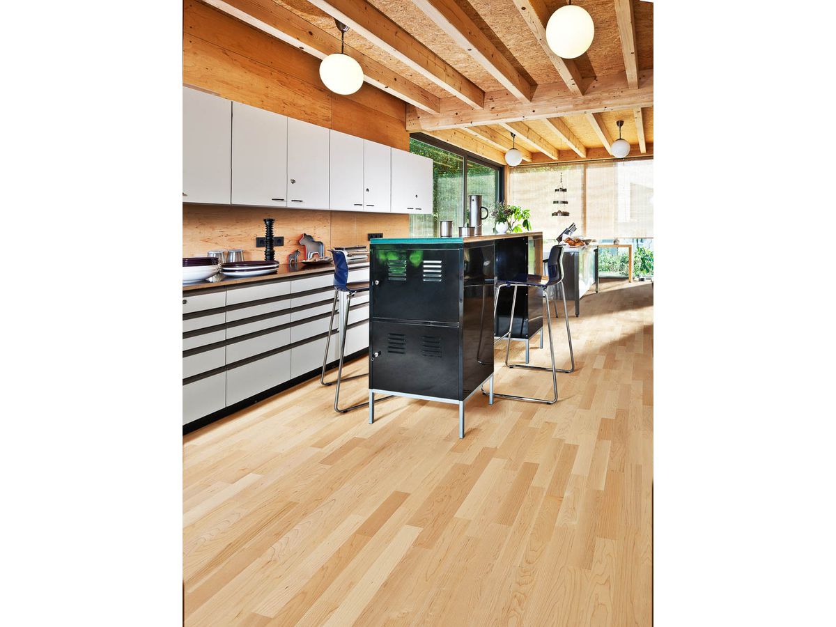 Kährs 3-Stab Design Collection Ahorn kanadisch 46.1 natur Town Lack