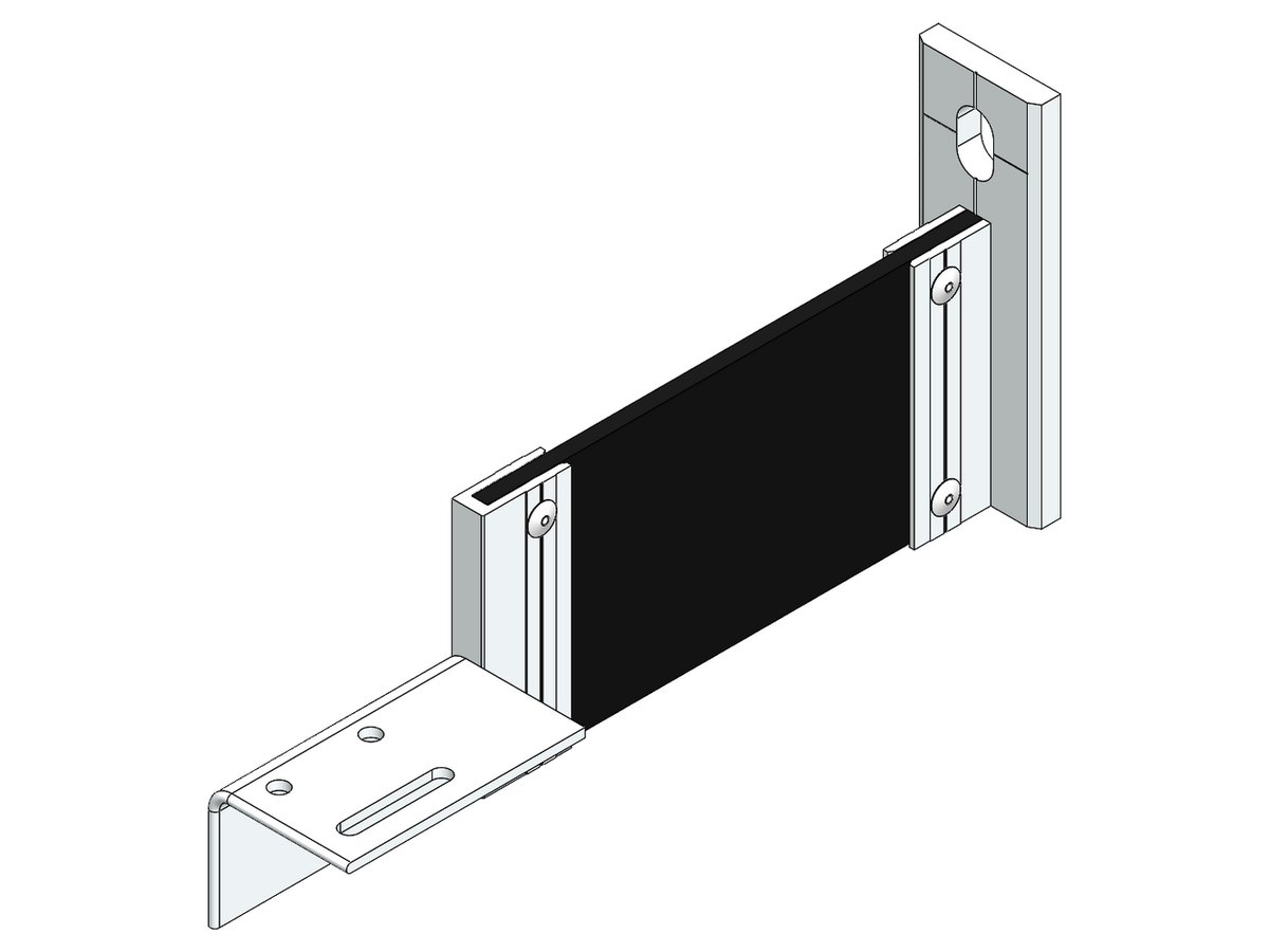 Fassaden Montagezubehör Ecolite® Thermo H-Konsole Au-80-1LL-o